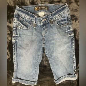 Garage Light Blue Denim Shorts